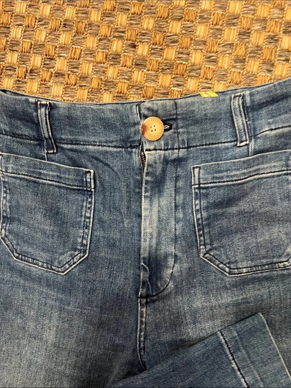 Anthropologie ladies Relaxed Blue Denim Jeans ladies 28 - Picture 2 of 4